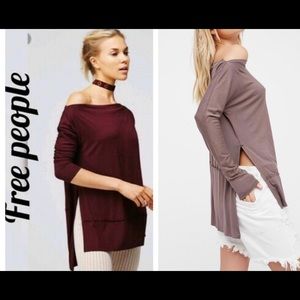 Free People We the Free Luna long sleeve tee top